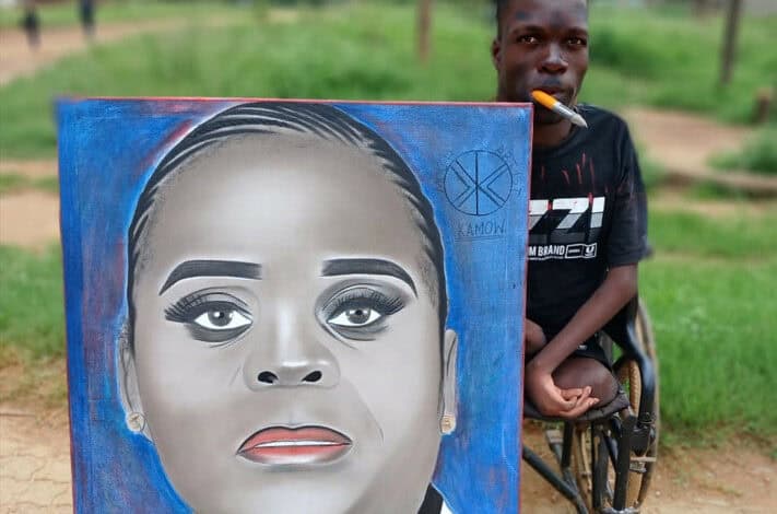 Limpopo Artist With Disability Creates Art With His Mouth